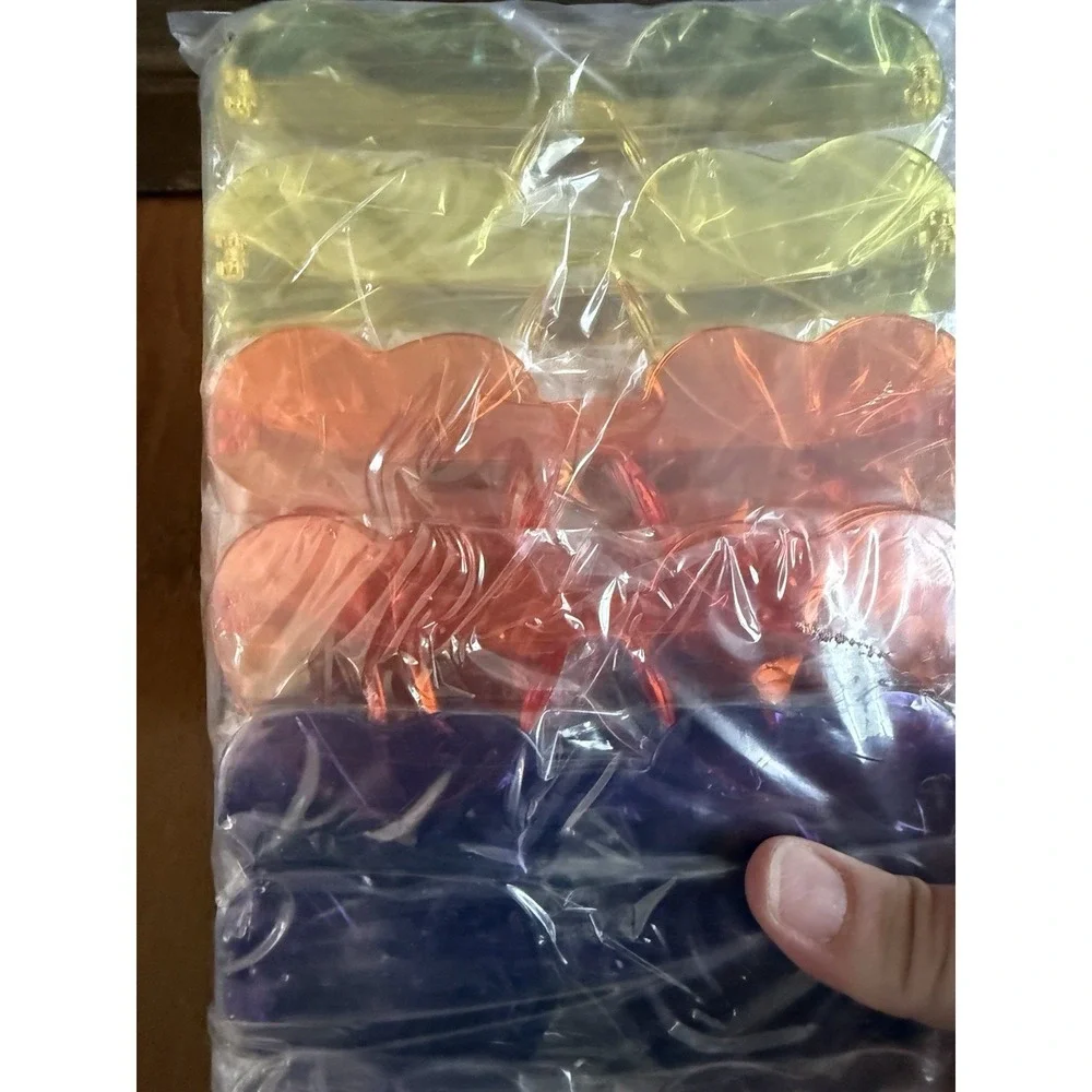 Heart Shaped Plastic Unisex Sunglasses 16 Pairs Multiple Colors Party Favor NEW!